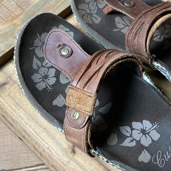 Cushe leather sandals women’s size 7 - Picture 8 of 8